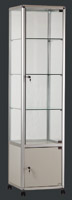 Витрина напольная Eclips Tower Showcase стеклянная с накопителем  без накопителя